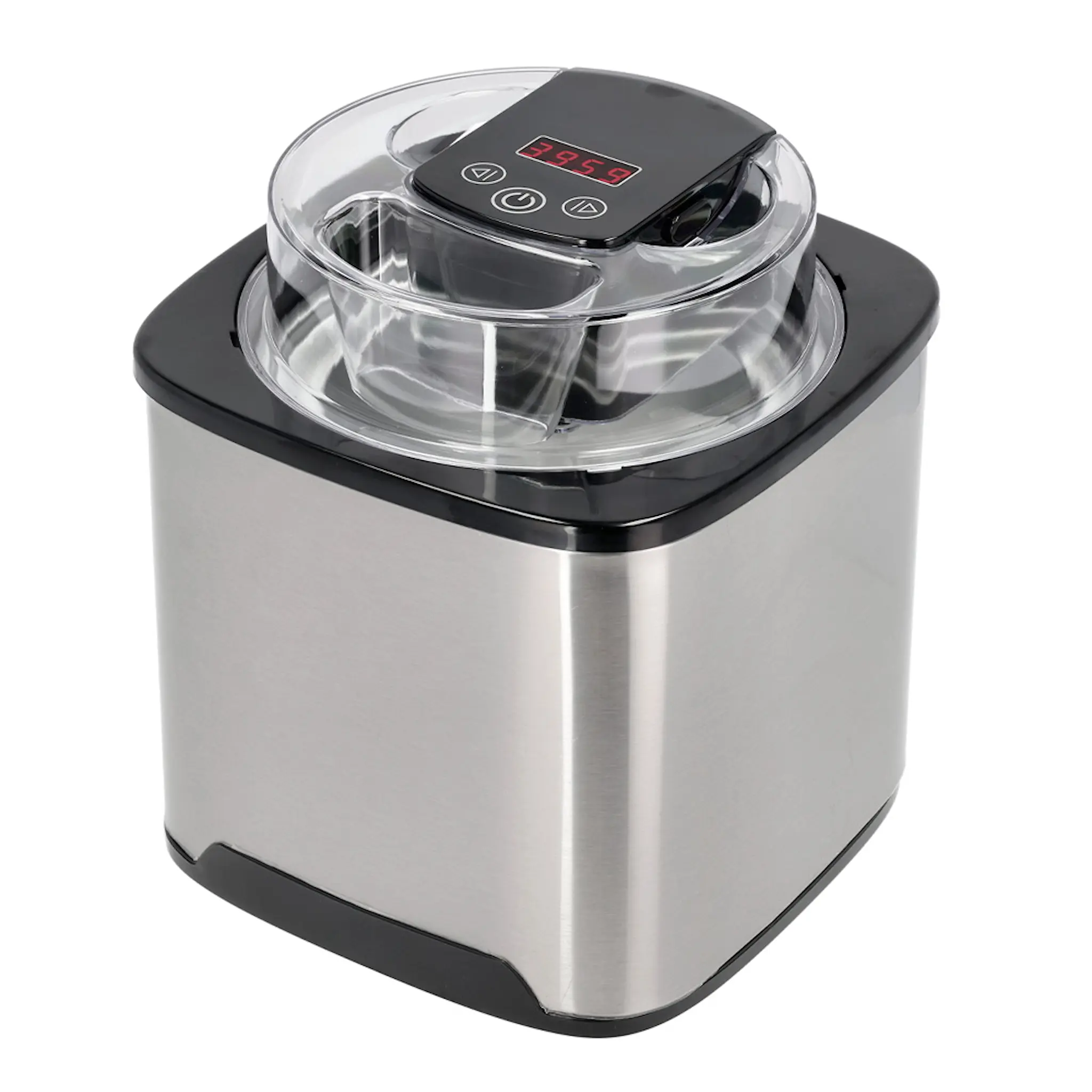 Nordic Sense Glassmaskin utan Kompressor 12 watt 2 L Stål/Svart