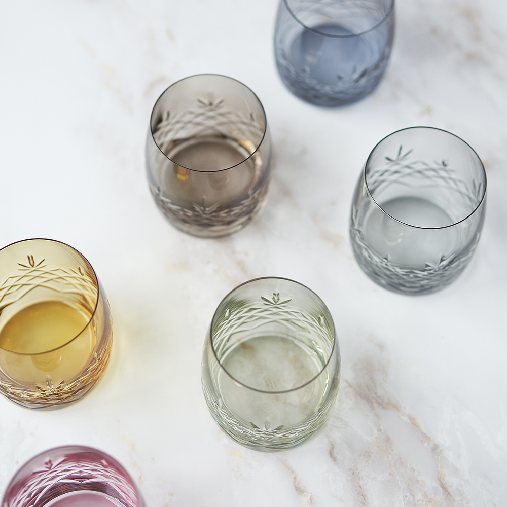 Frederik Bagger Crispy Aqua Lasi 23 cl 2 kpl Harmaa