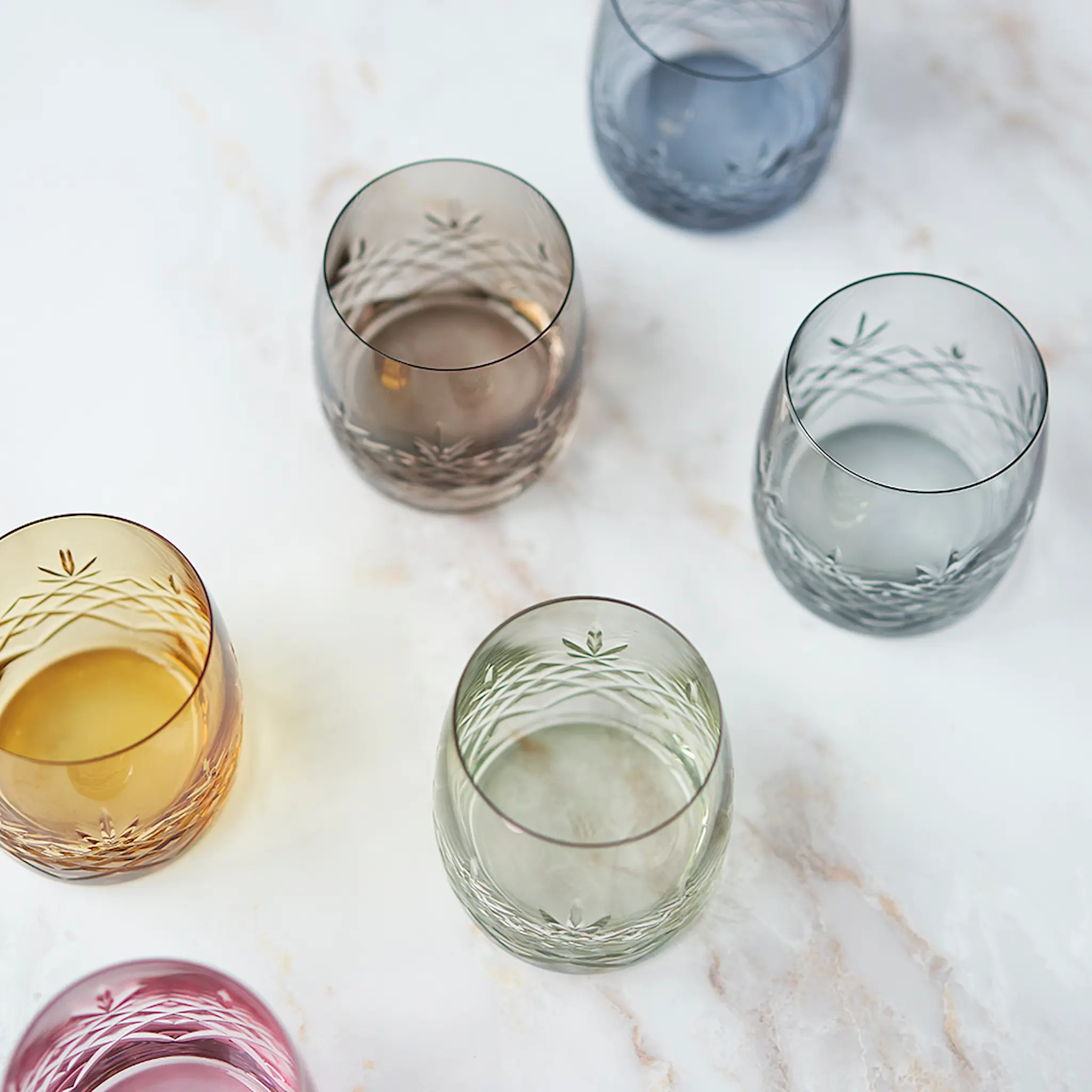 Frederik Bagger Crispy Aqua Lasi 23 cl 2 kpl Harmaa