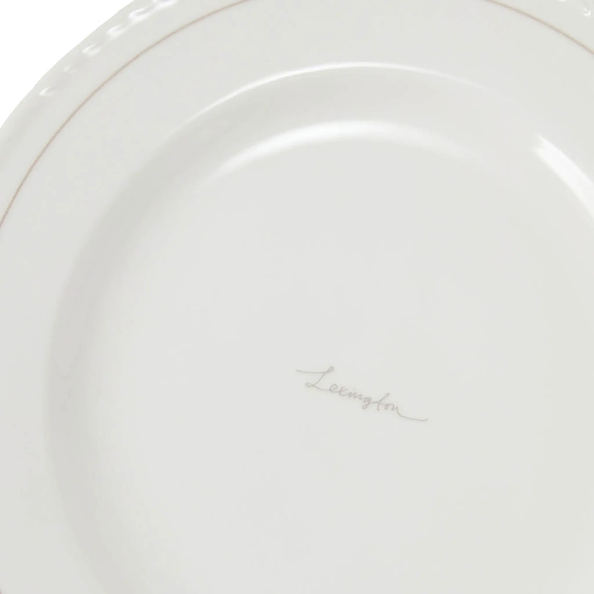 Lexington Icons tallrik 22 cm 4-pack vit/beige