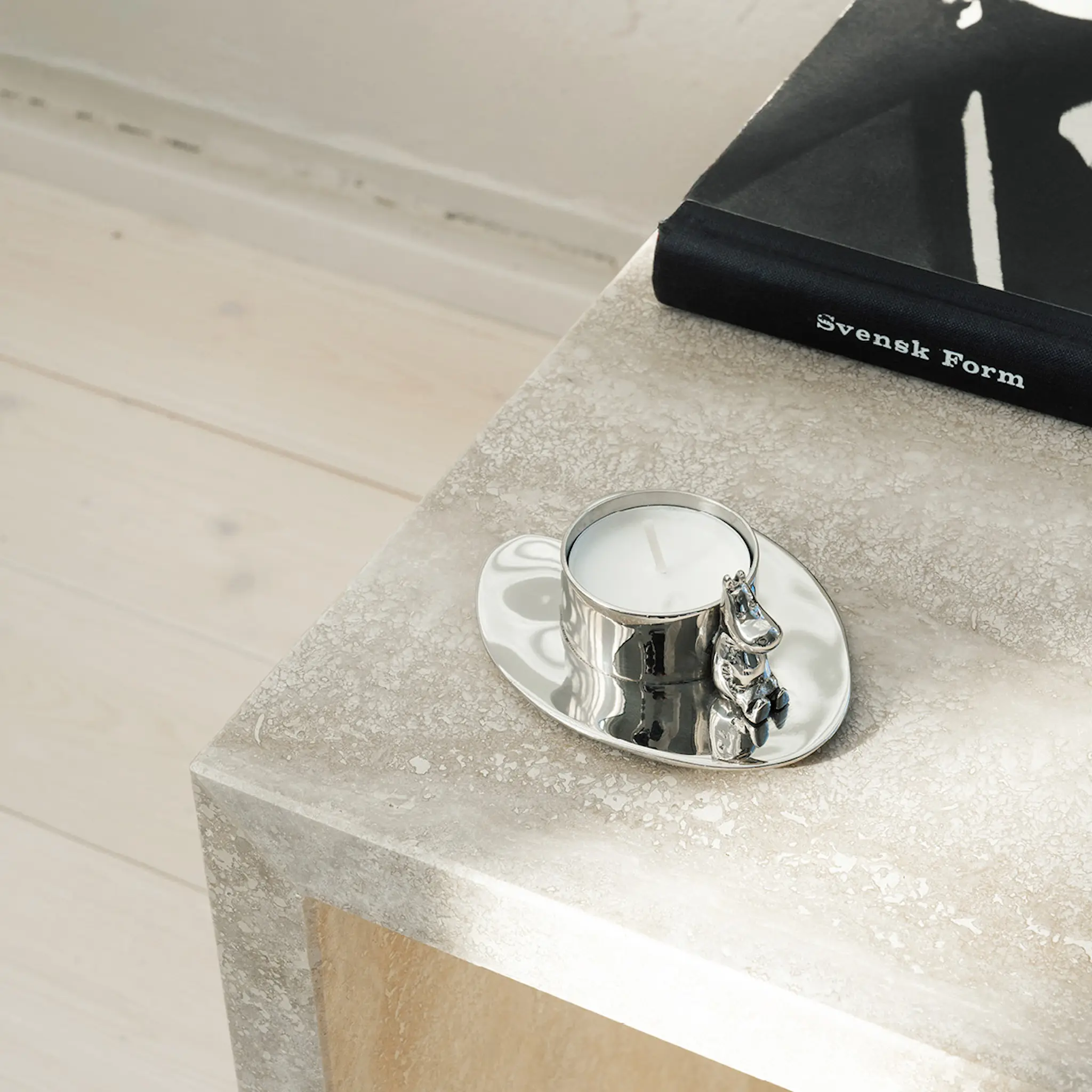 Hilke Hilke x Mumin No.3 ljusstake förnicklad mässing