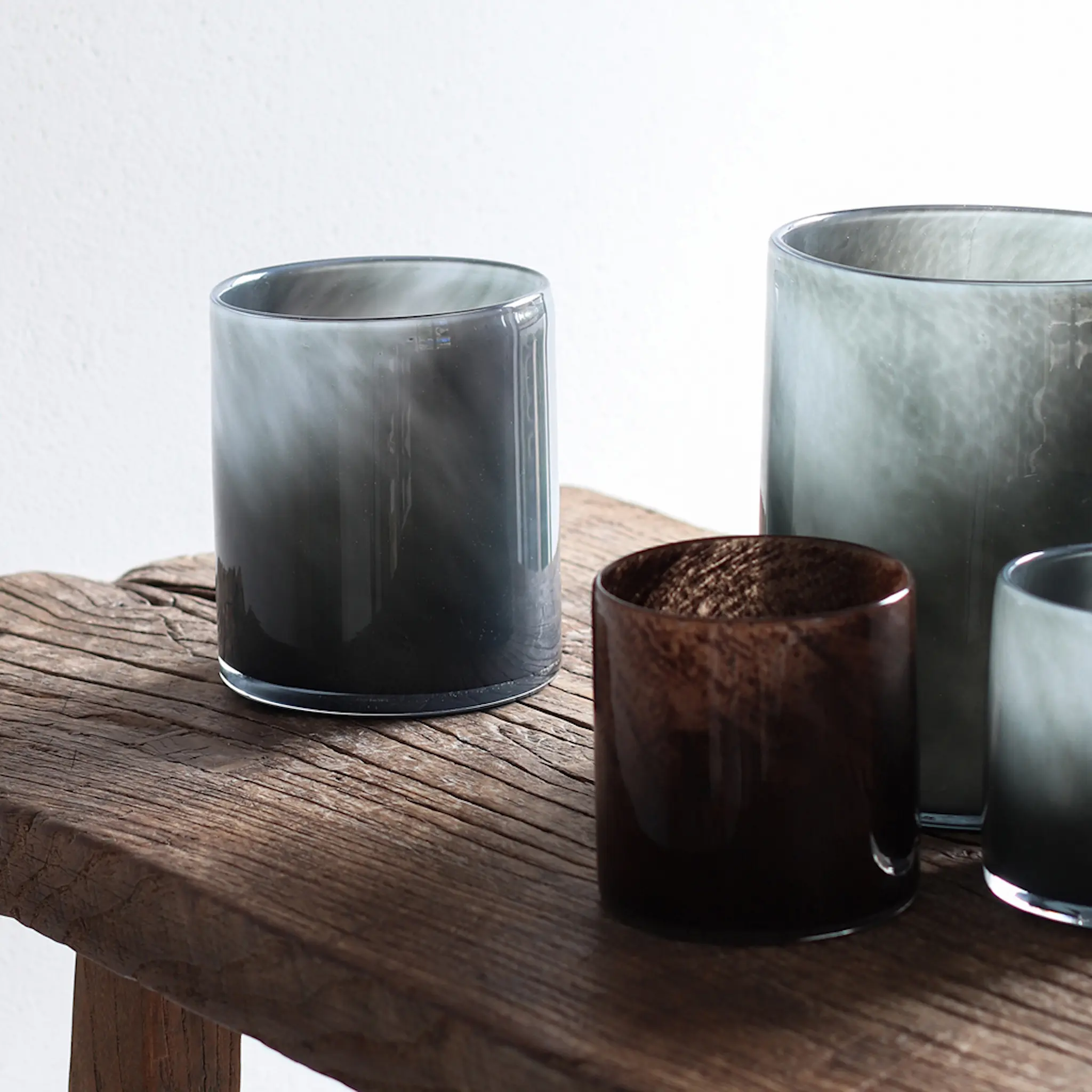 Tell Me More Lyrik Kynttilälyhty 10x10 cm Dark Grey