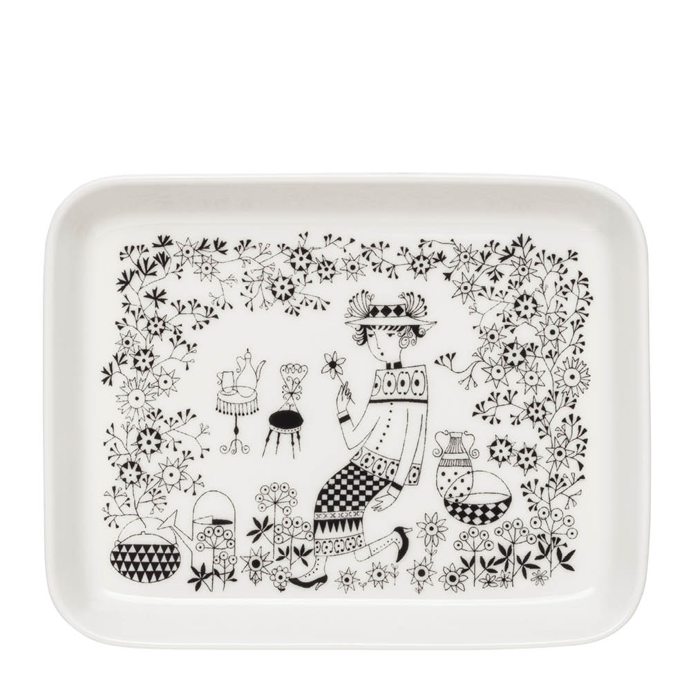 Arabia Emilia Lautanen 15x19 cm Valkoinen