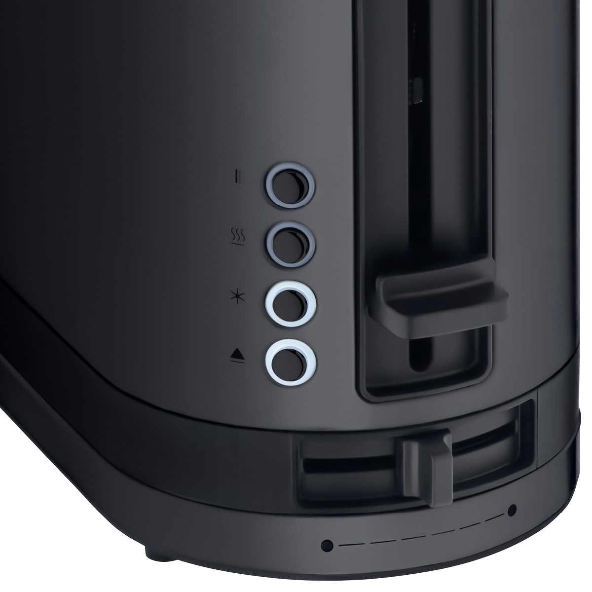 WMF KitchenMinis brødrister med lang rille 900W svart