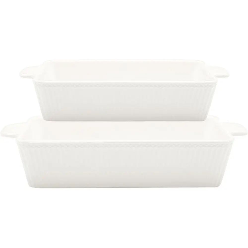 Everyday Alice ildfast form 2 stk hvit