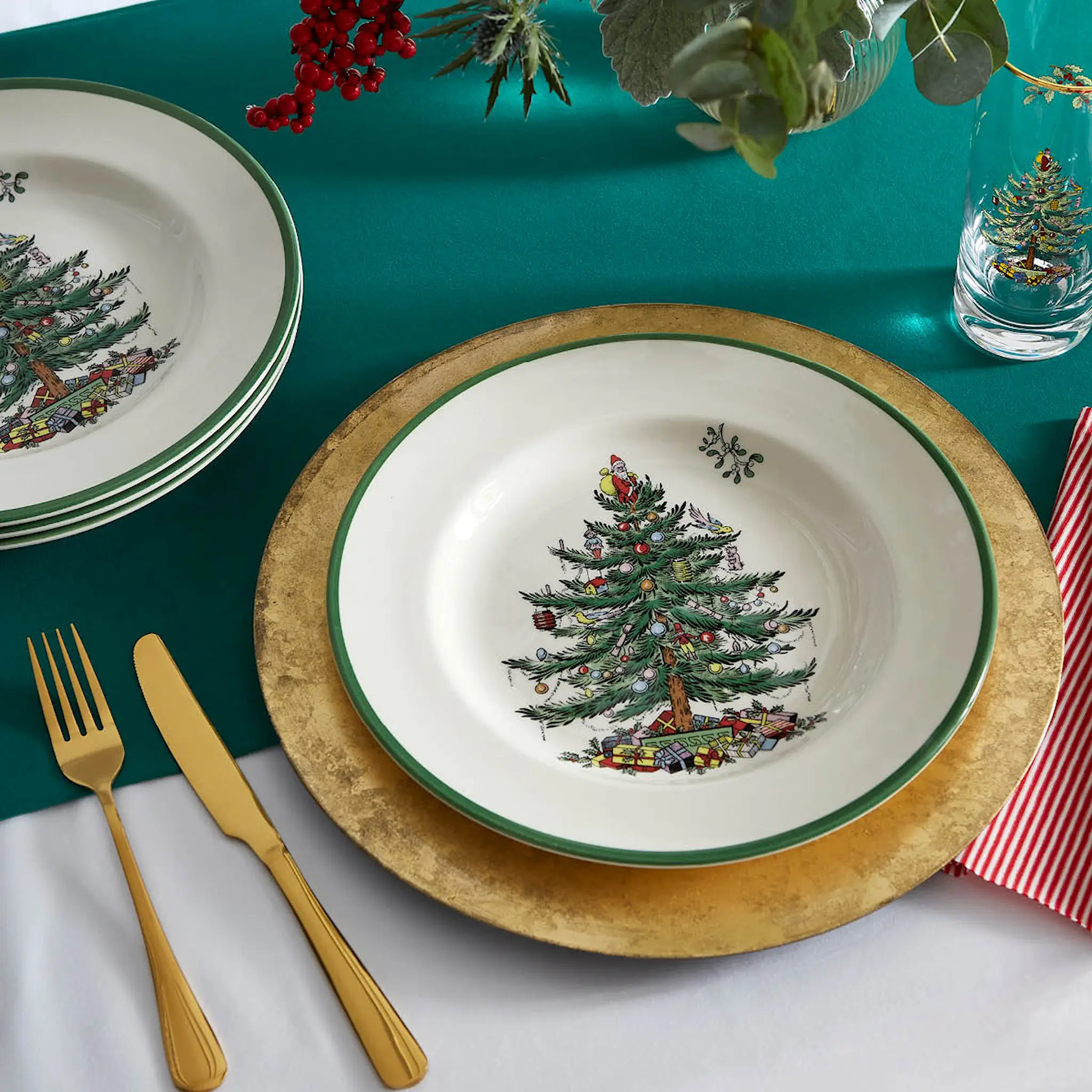 Spode Christmas Tree tallrik 27 cm