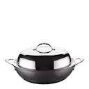Nanobond Wok med lock 36 cm Stål
