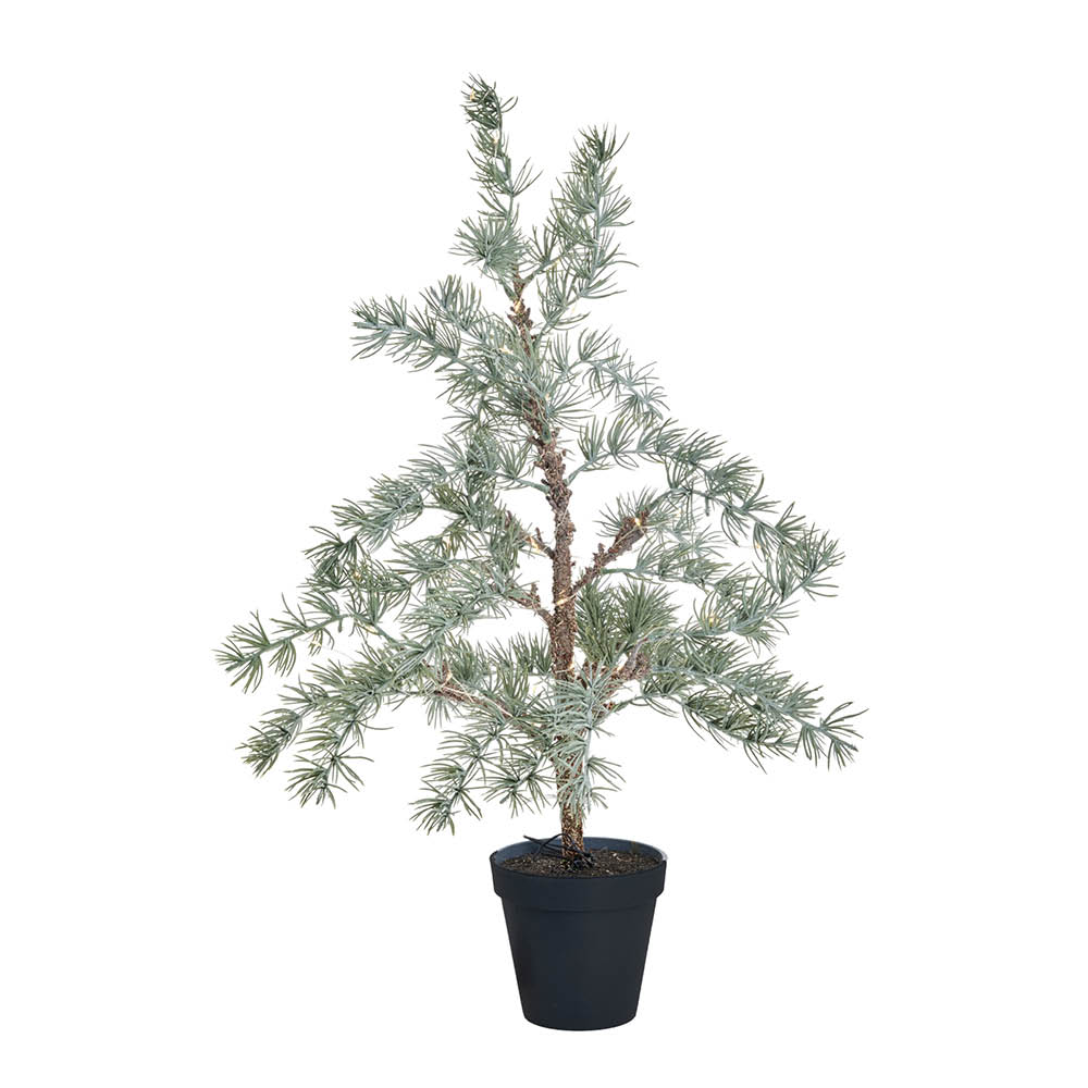 Lene Bjerre Cedille tre med LED-lys 60 cm grønn