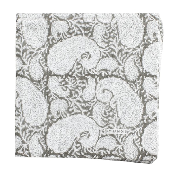 Big Paisley servett 40x40 cm 50-pack light grey