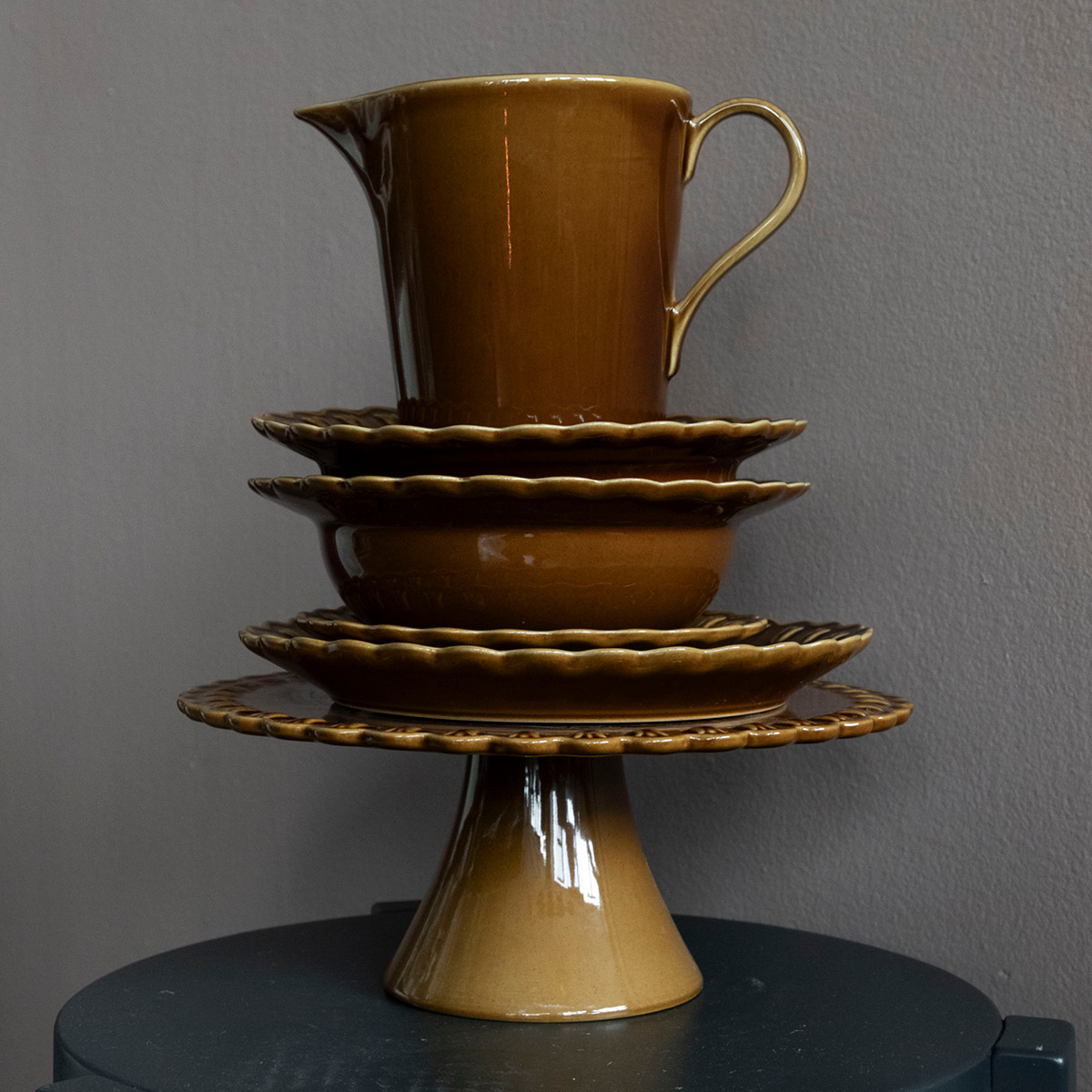 PotteryJo Tulipa tallerken 26 cm 2 stk umbra