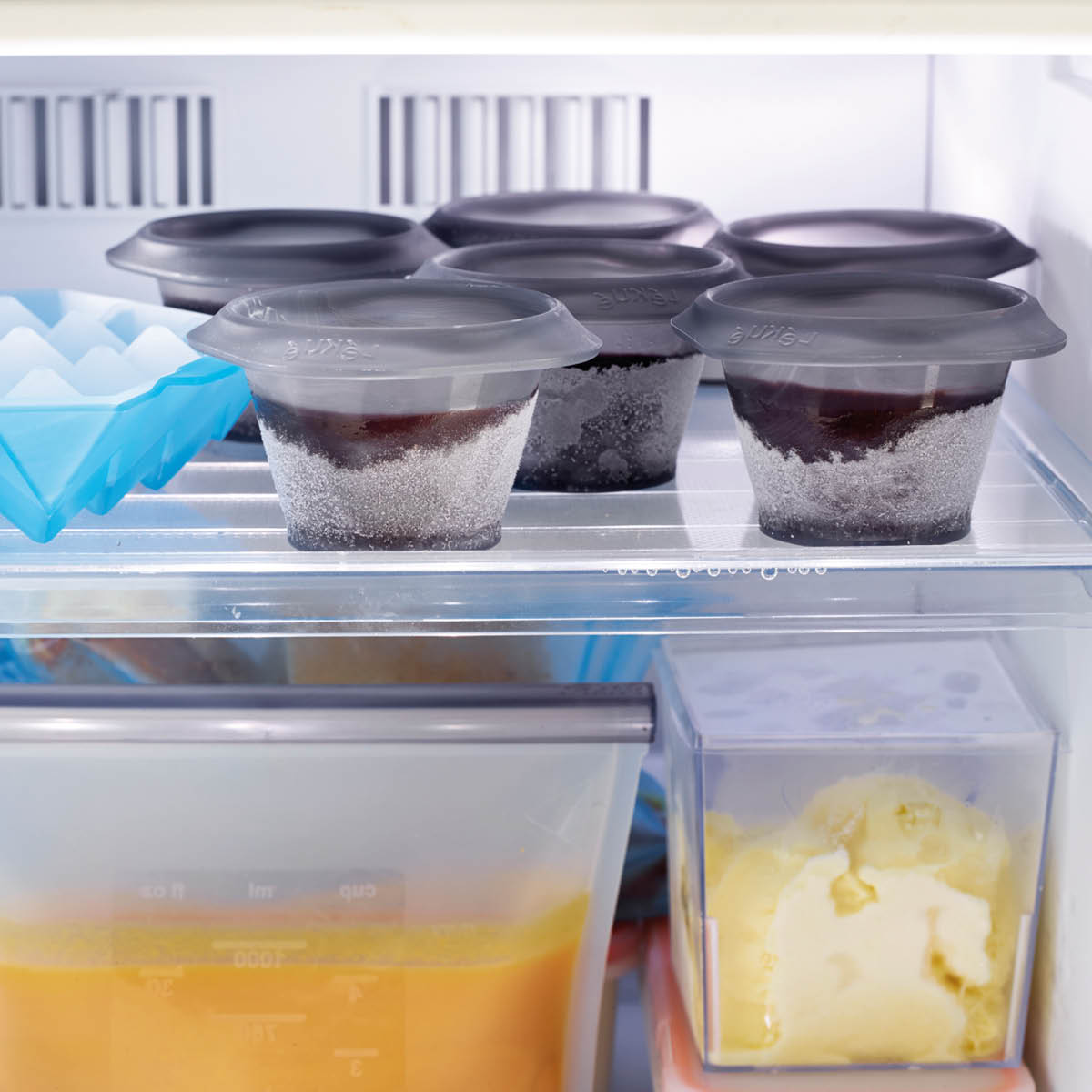 Lékué Silikonformar för Lava Cake 6-pack svart