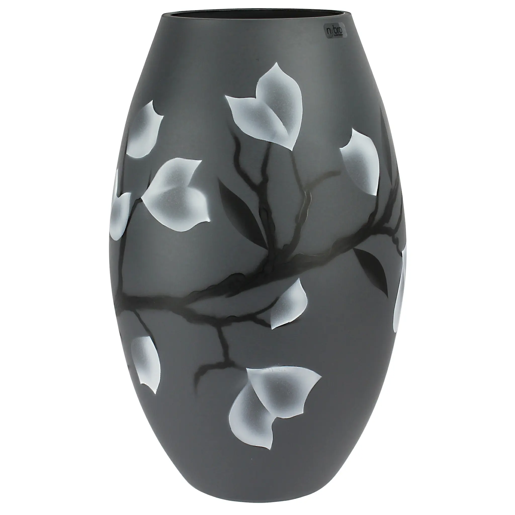 Nybro Crystal Nippon Maljakko 26 cm Grå