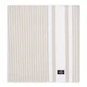 Icons randig duk oxford 180x180 cm beige/vit