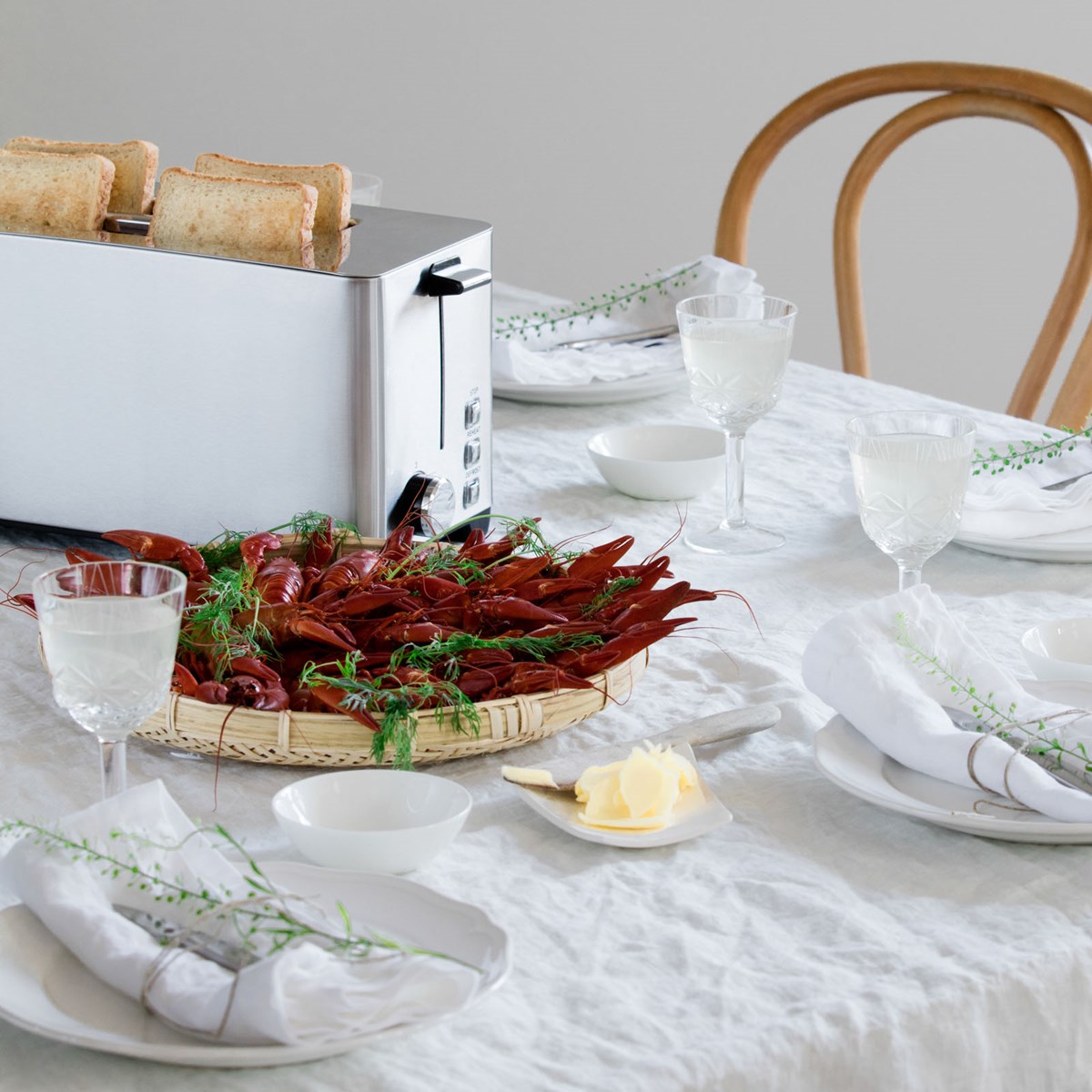 Wilfa Brunch Leivänpaahdin TOL-1400S Ruostumaton