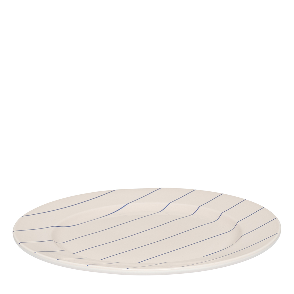 Design Letters Pyjamas tallerken 23 cm beige/midnight blue