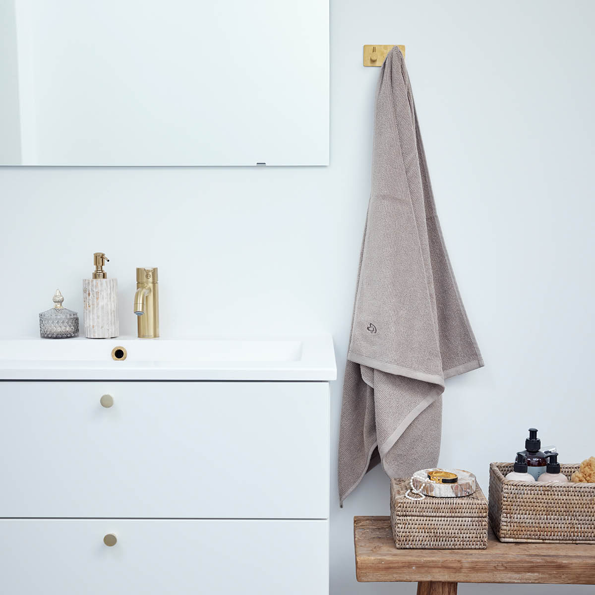 Lene Bjerre Molli Pyyhe 100x50 cm Linen