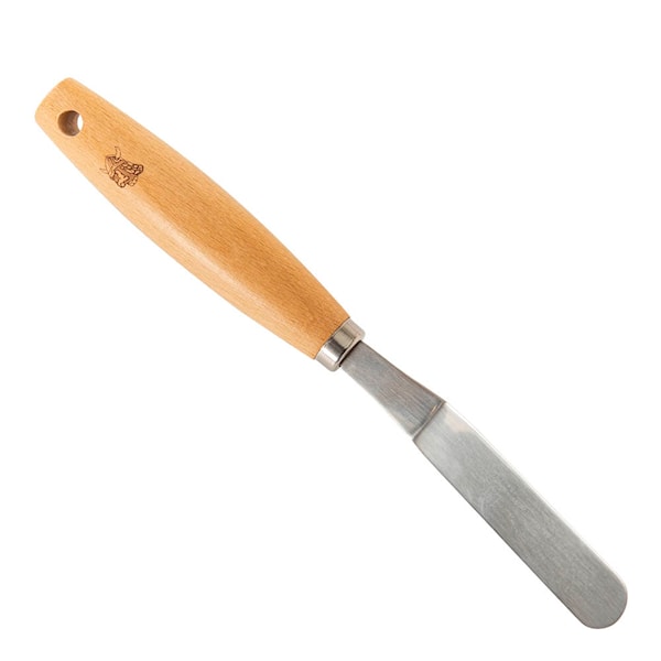 Vinklad Tårtspatel med trähandtag