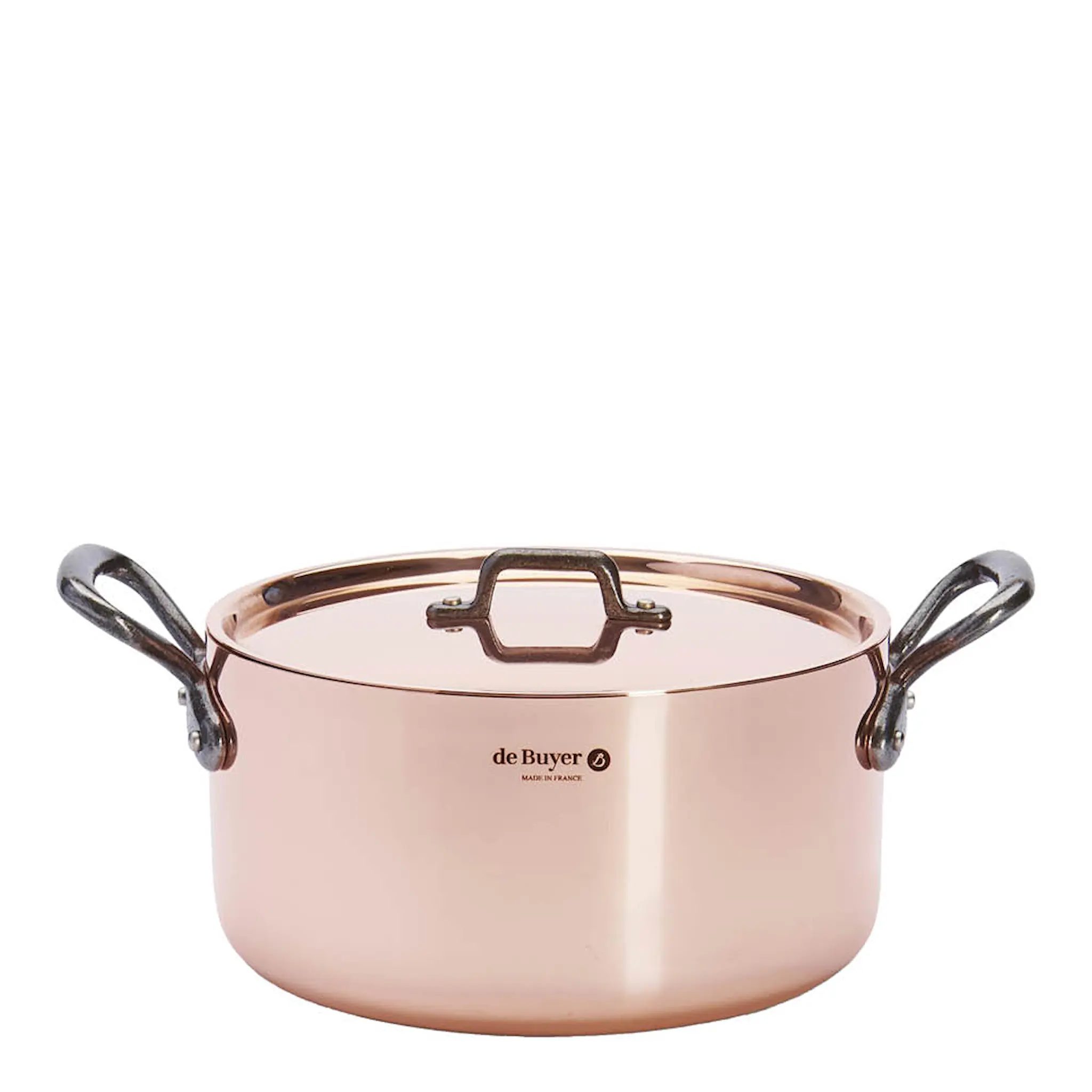 de Buyer Prima Matera Gryta 24 cm Koppar/Gjutjärn