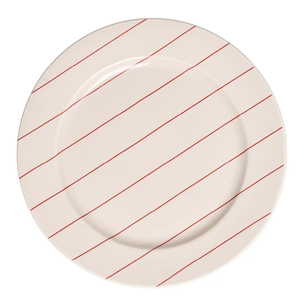 Pyjamas Lautanen 23 cm Beige/Faded Rose