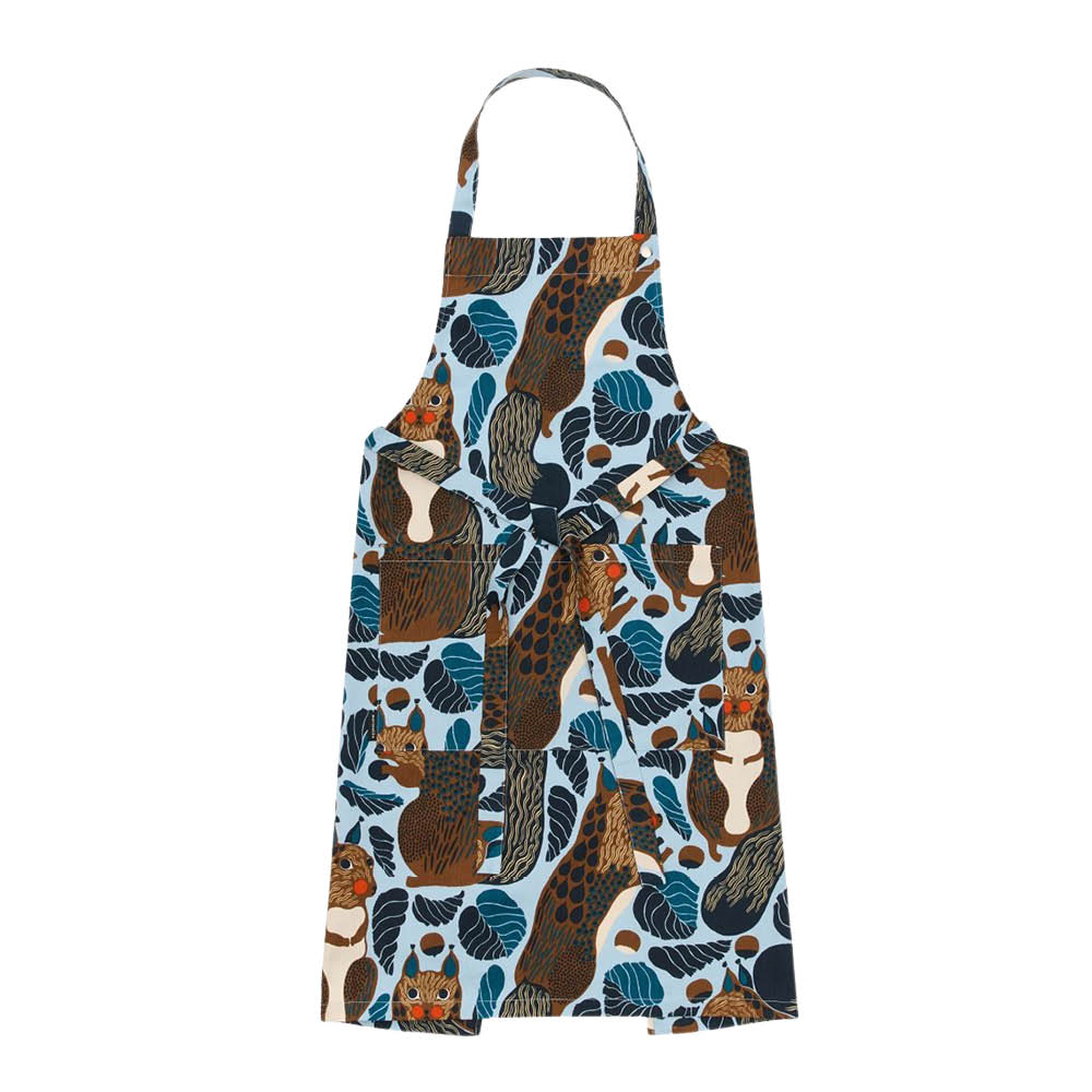 Marimekko Pieni Kurre förkläde 85 cm sky blue