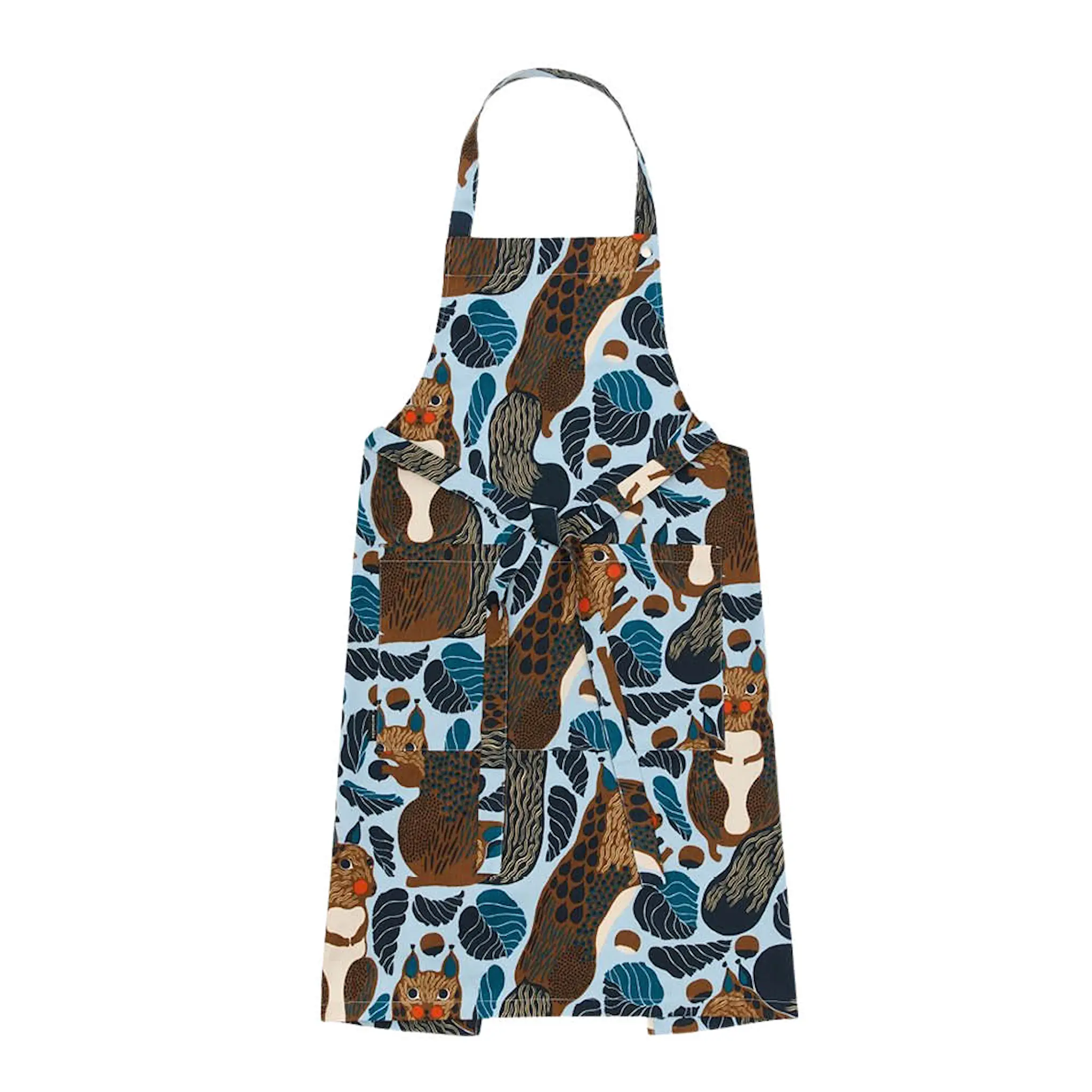 Marimekko Pieni Kurre förkläde 85 cm sky blue