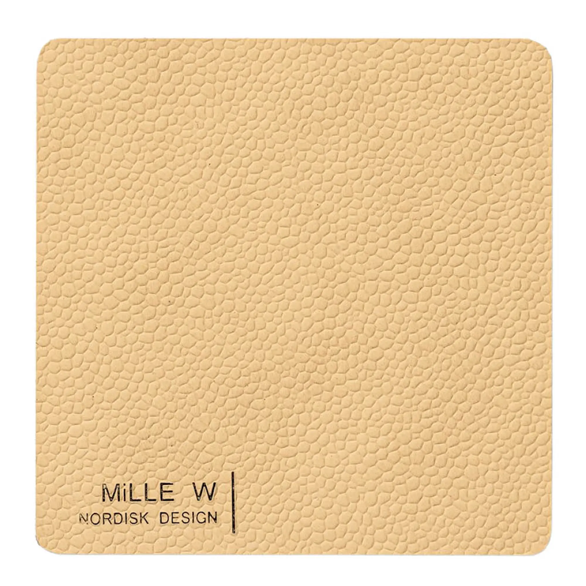 MiLLE W NORDISK DESIGN Rectangular Lasinalunen 10x10 cm Beige