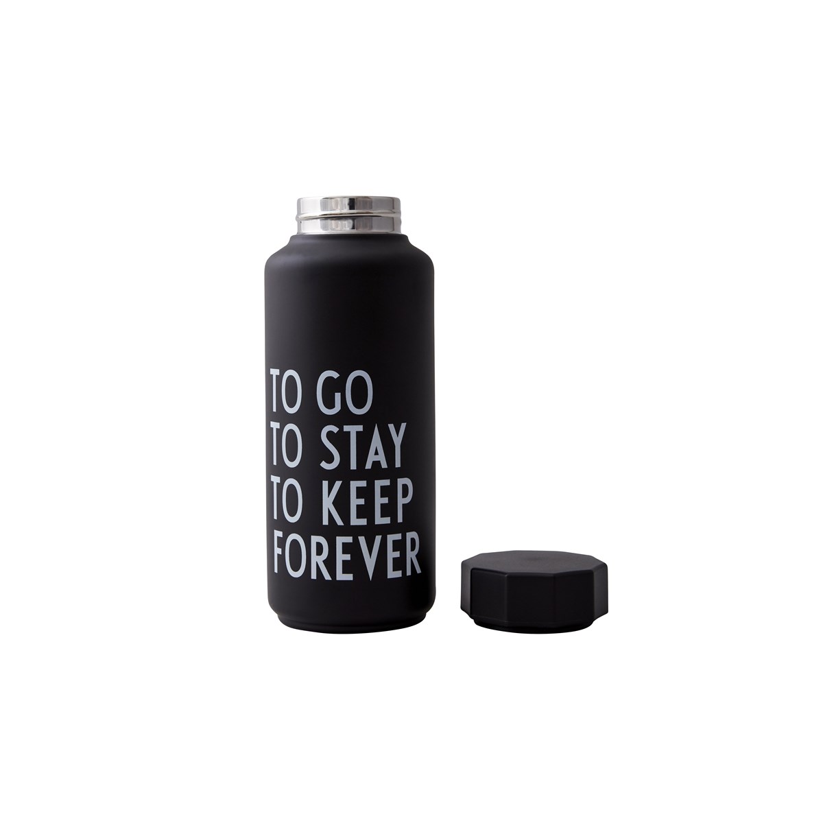 Design Letters To Go termoflaske 0,5L svart