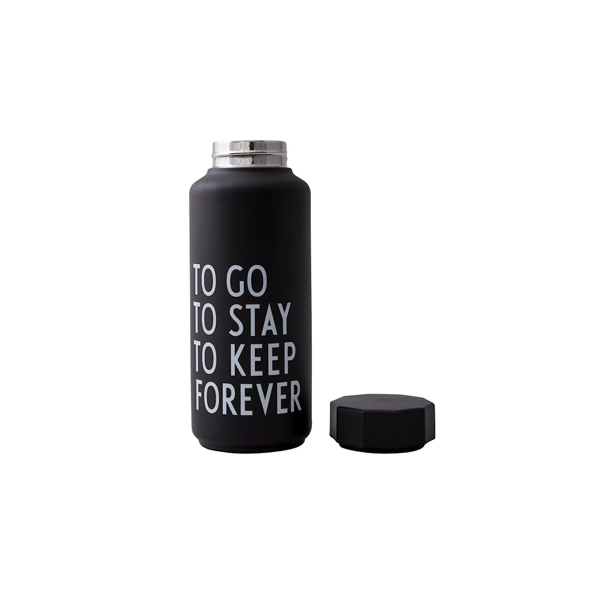 Design Letters To Go Special Edition Termospullo 50 cl Musta