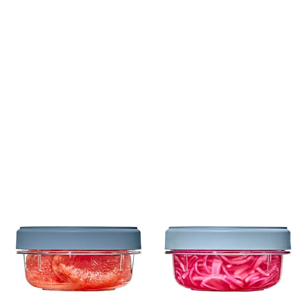 Twist & Stack Säilytyspurkki 35,5 cl 2 kpl Kirkas/Sininen