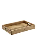 Bricka 45,7x30,5x6,3 cm akaciaträ