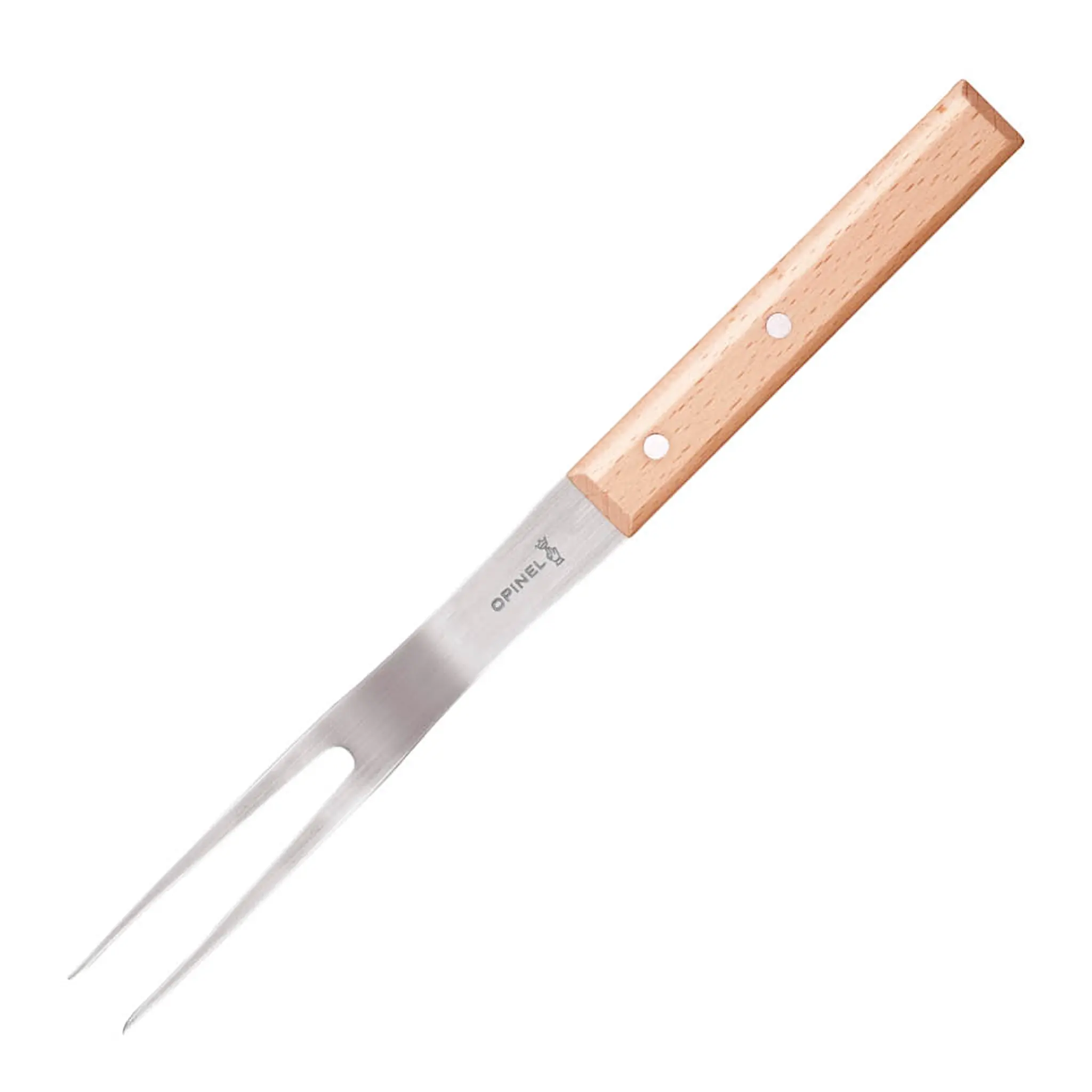 Opinel Parallèle stekgaffel 30 cm bokträ