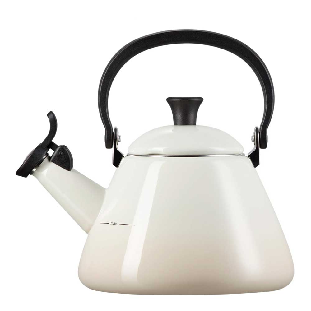 Le Creuset Kone Vattenkittel med vissla 1,6 L Meringue