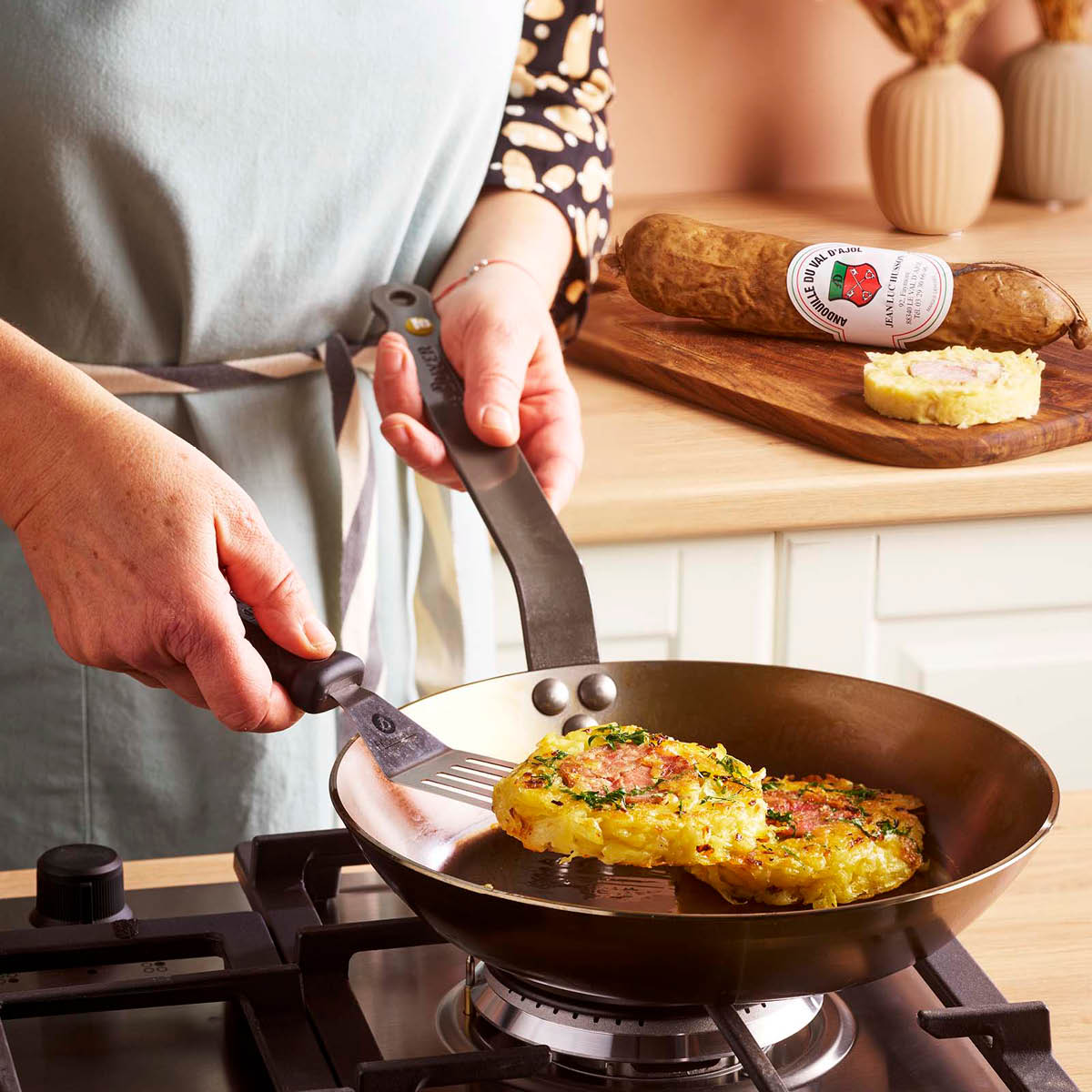 de Buyer Hellstrøm stekepanne 28 cm stål