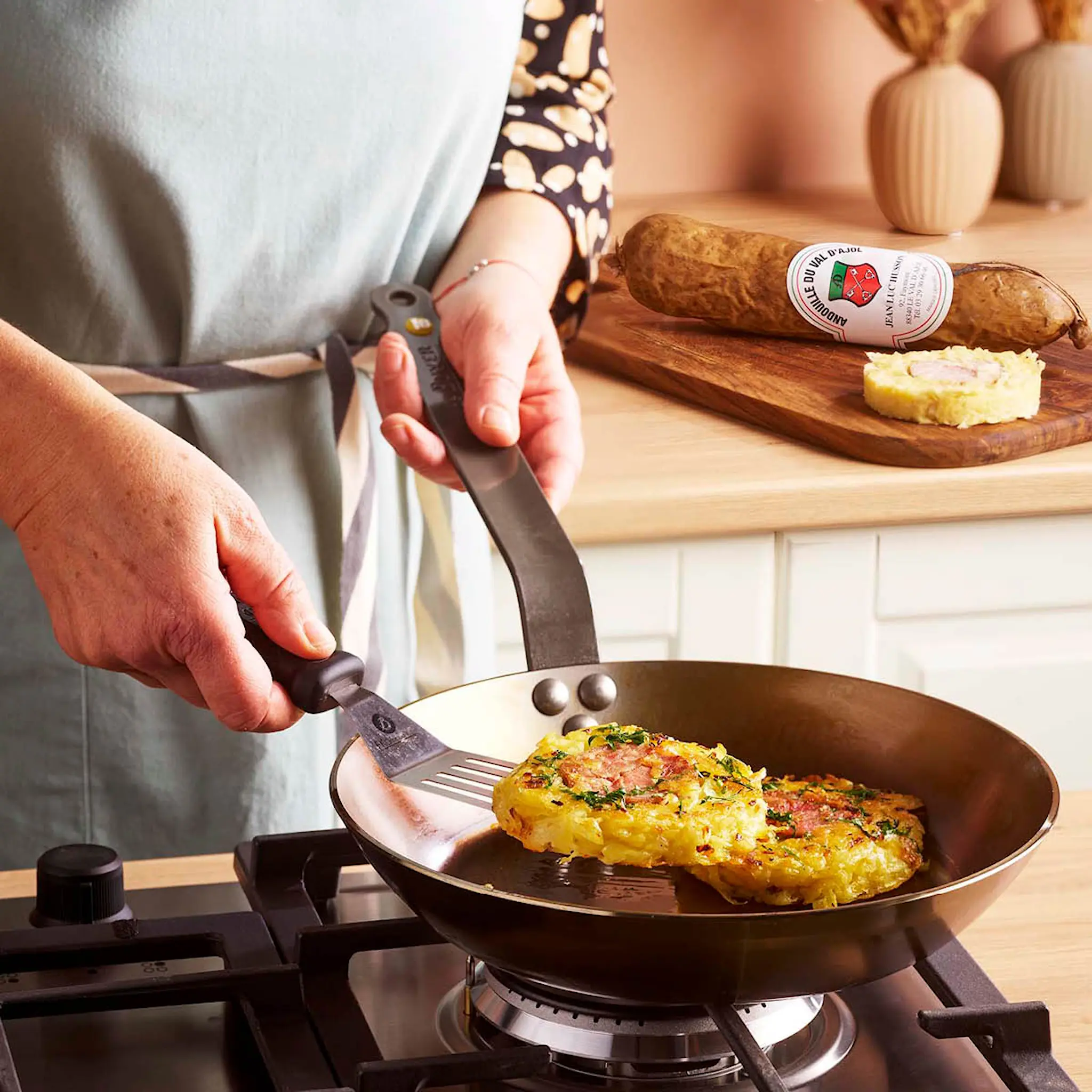 de Buyer Hellstrøm stekepanne 28 cm stål