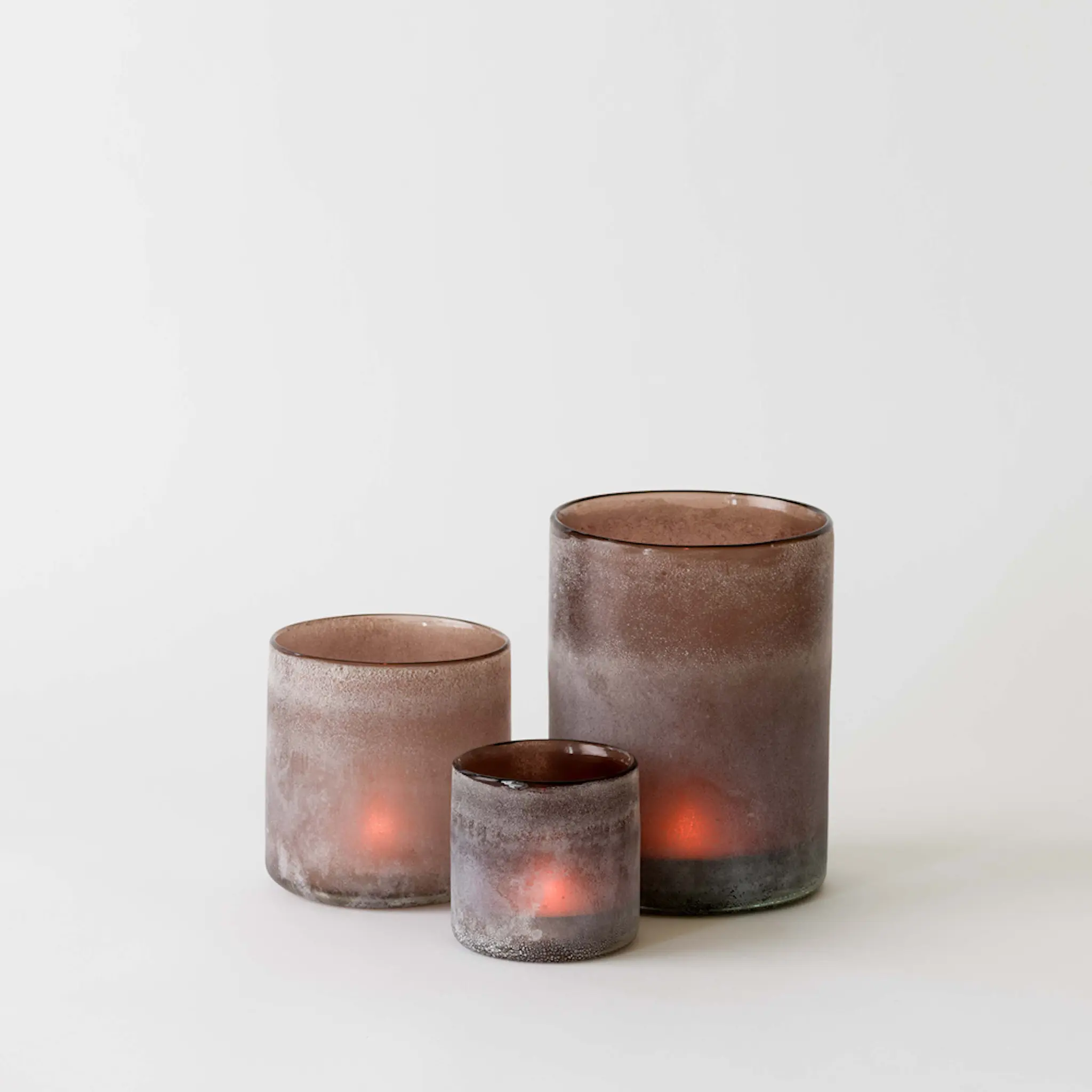 Tell Me More Frost Kynttilälyhty 12x12 cm Ruskea