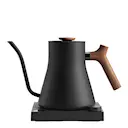 Stagg EKG Pro elektrisk vattenkokare 0,9 L mattsvart/valnöt