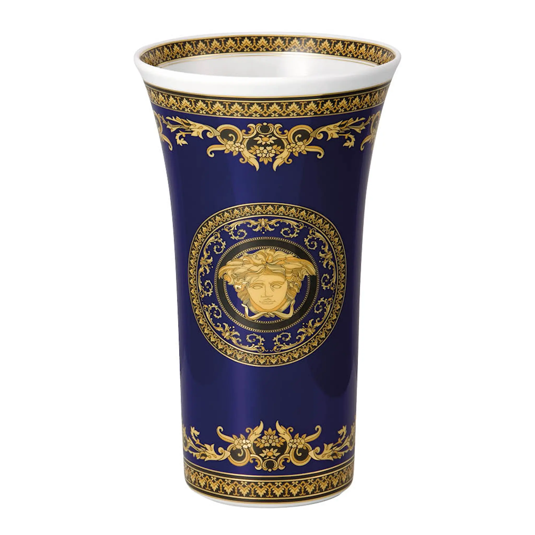 Versace Medusa maljakko 26 cm sininen