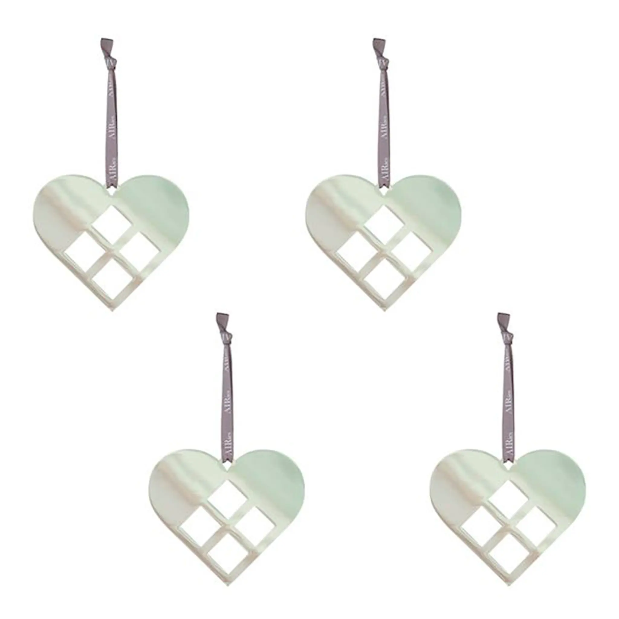 AIRies Julhänge Hjärta 5x5 cm 4-pack Silver