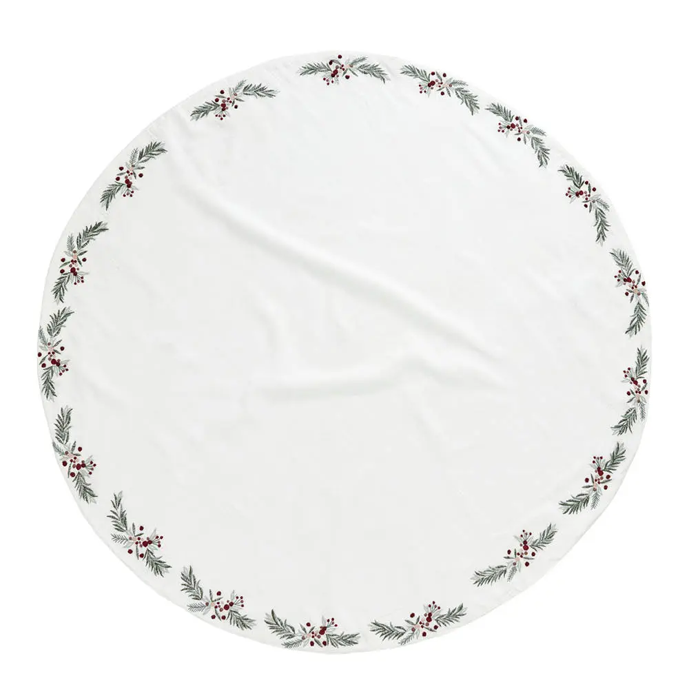 Penine Joulukuusen matto 110 cm Valkoinen