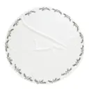 Penine julgransmatta 110 cm vit