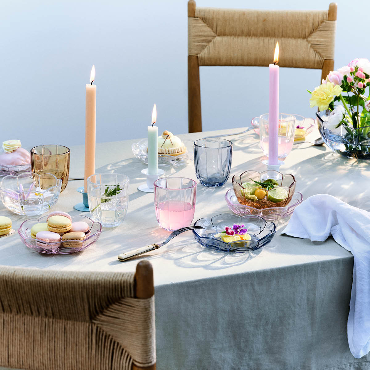 Holmegaard Lily Assiett 16 cm 2-Pack Cherry Blossom