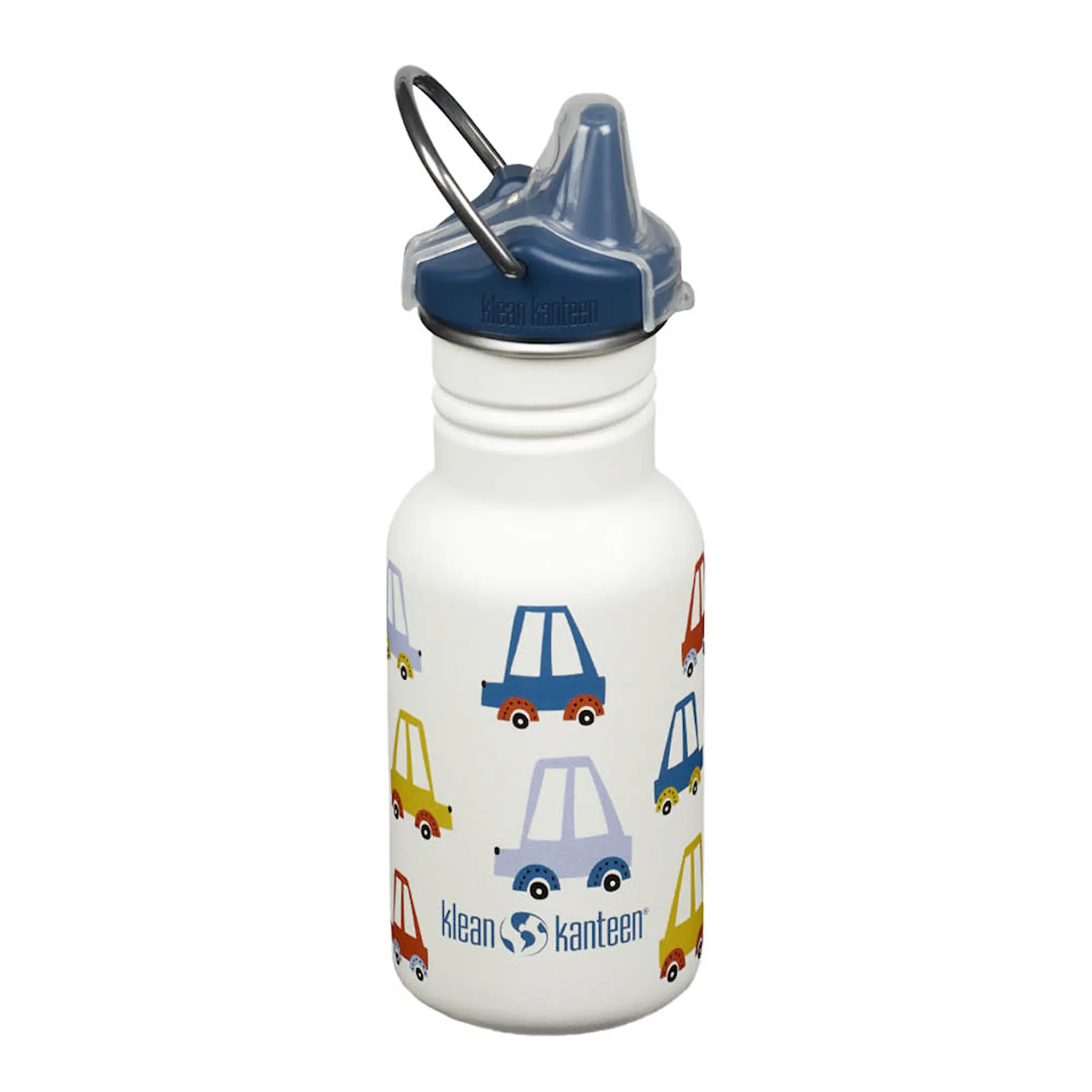 Klean Kanteen Kid Classic Narrow flaska 0,35 L med piplock Cars