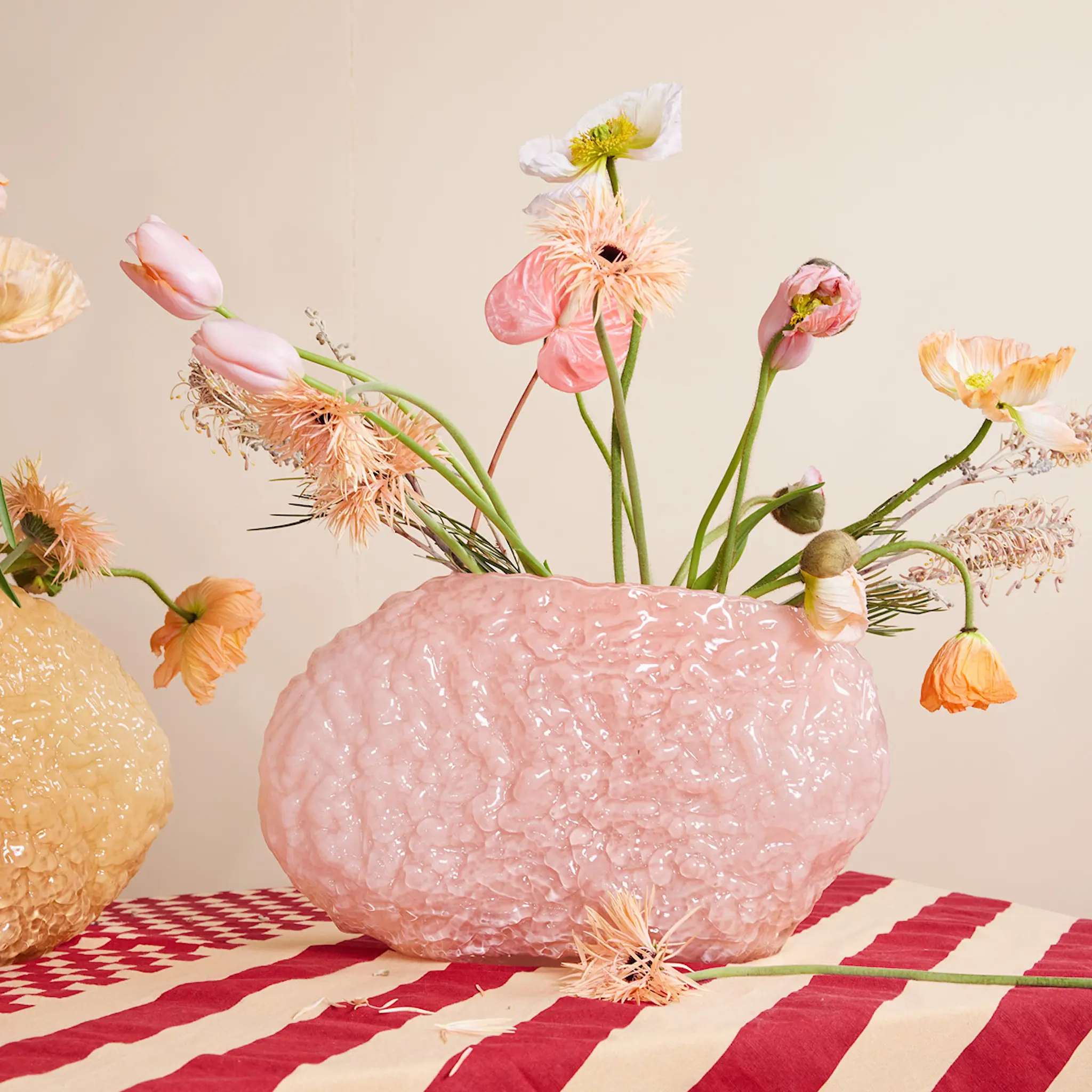 ByOn Corallo vas L 28x45 cm rosa