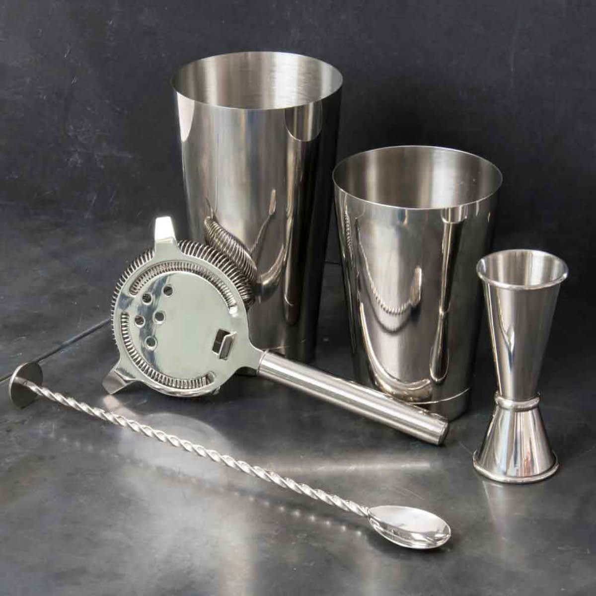 Barkonsult Cocktailset rostfri 5 delar