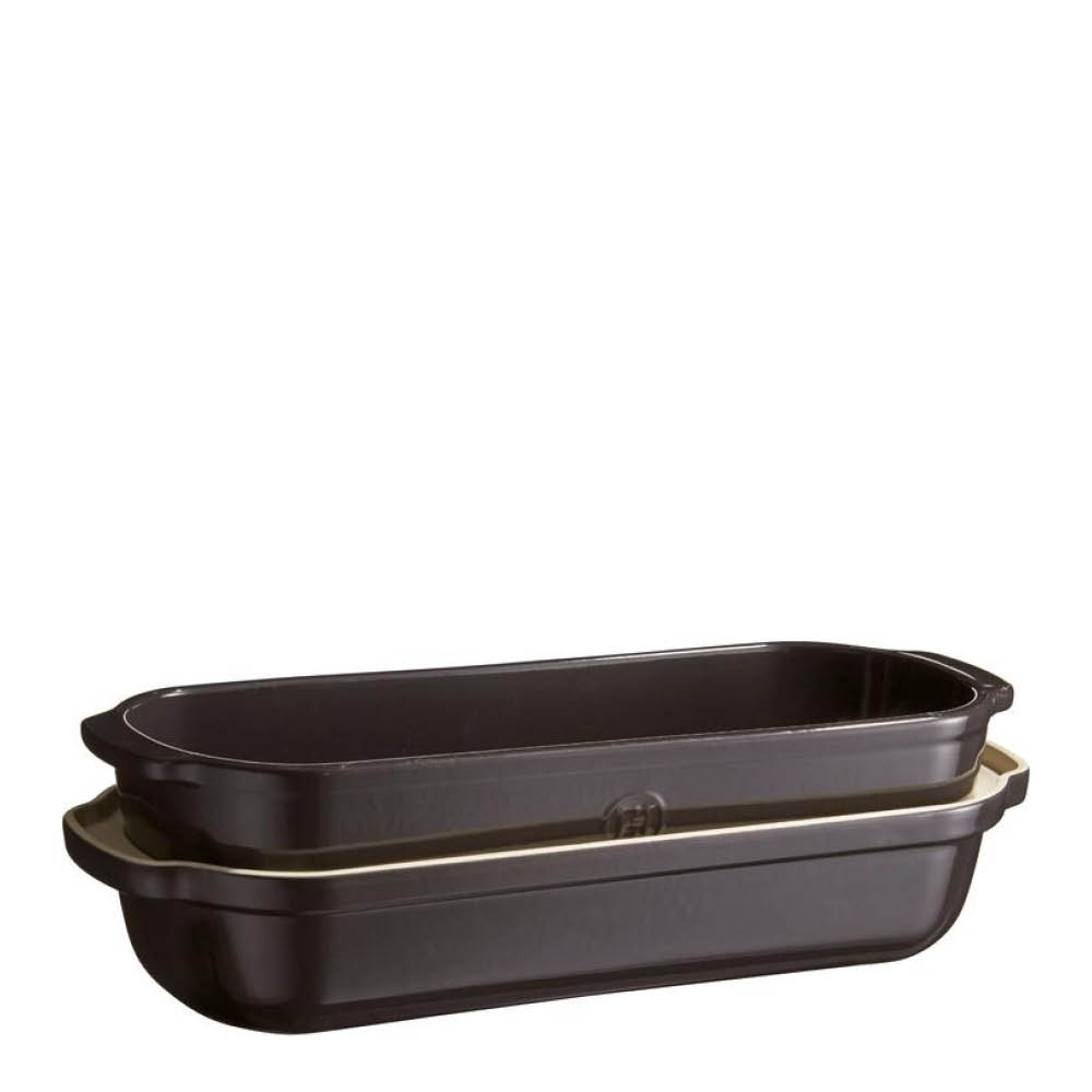 Emile Henry Brødform rektangulær 4,5L svart