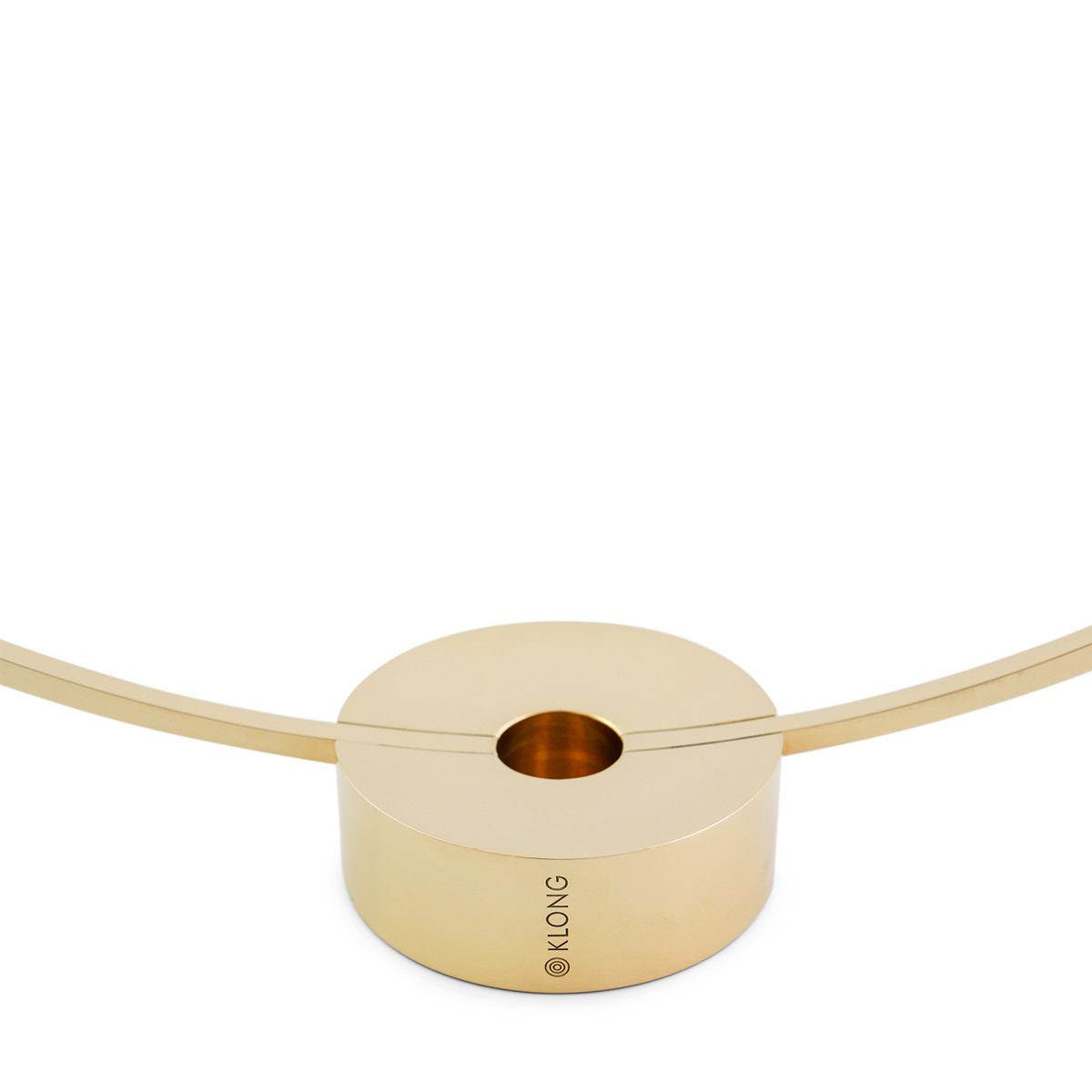 Klong Gloria lysestake 46x43 cm messing