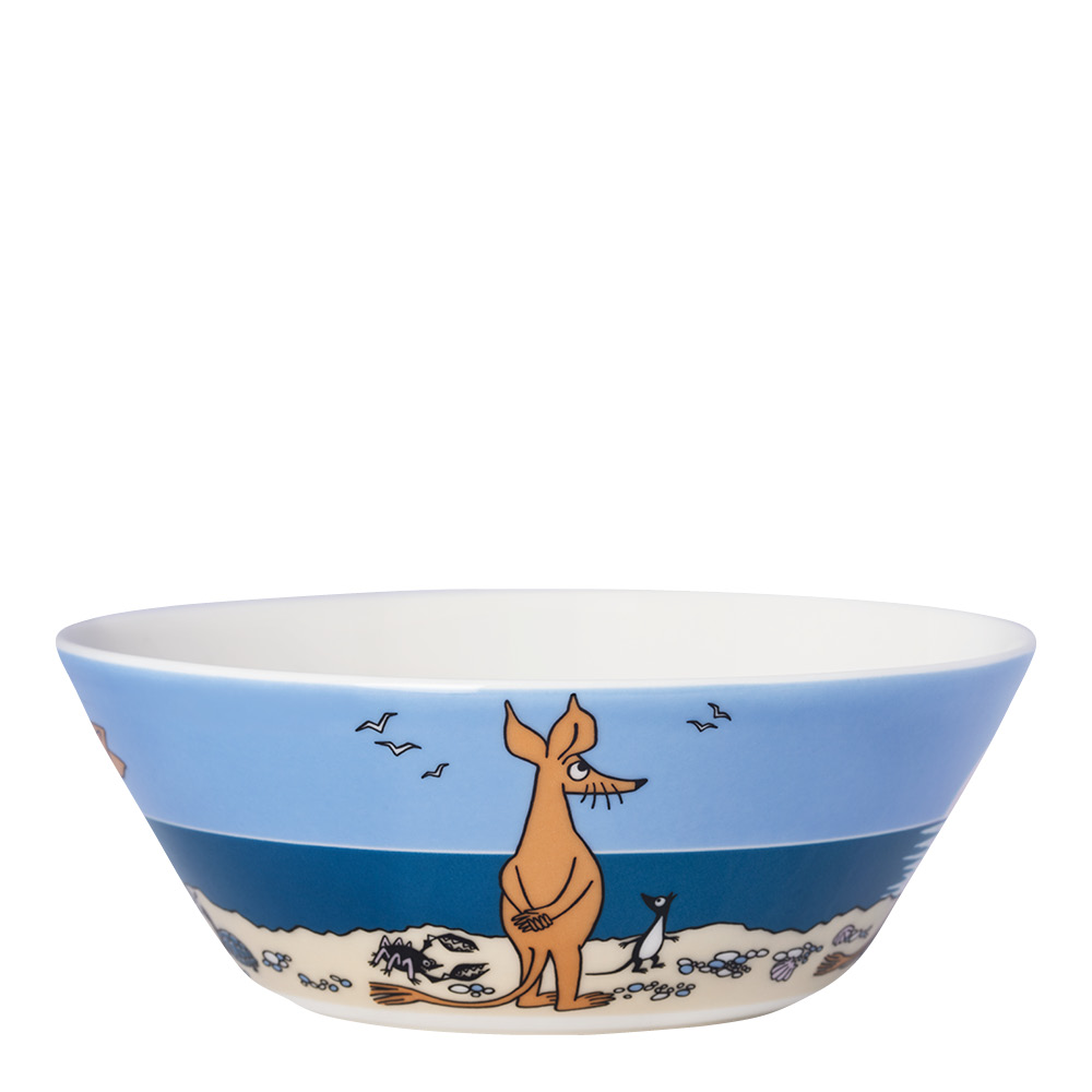 Moomin Arabia Frokostbolle 15 cm Sniff blå