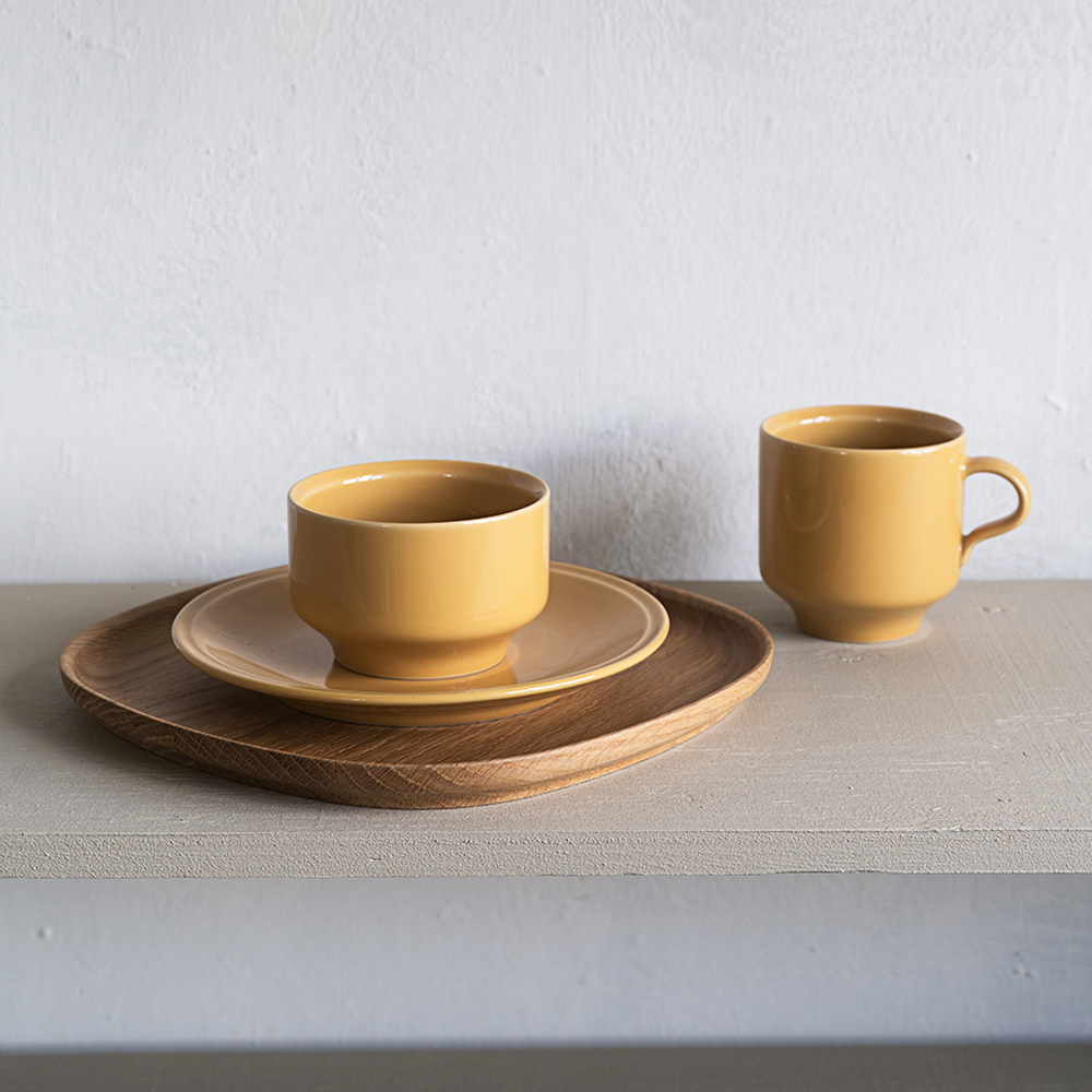 Rörstrand Höganäs Keramik kopp/skål 33 cl oker