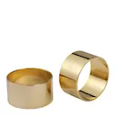 Servettring 2-pack Mässing