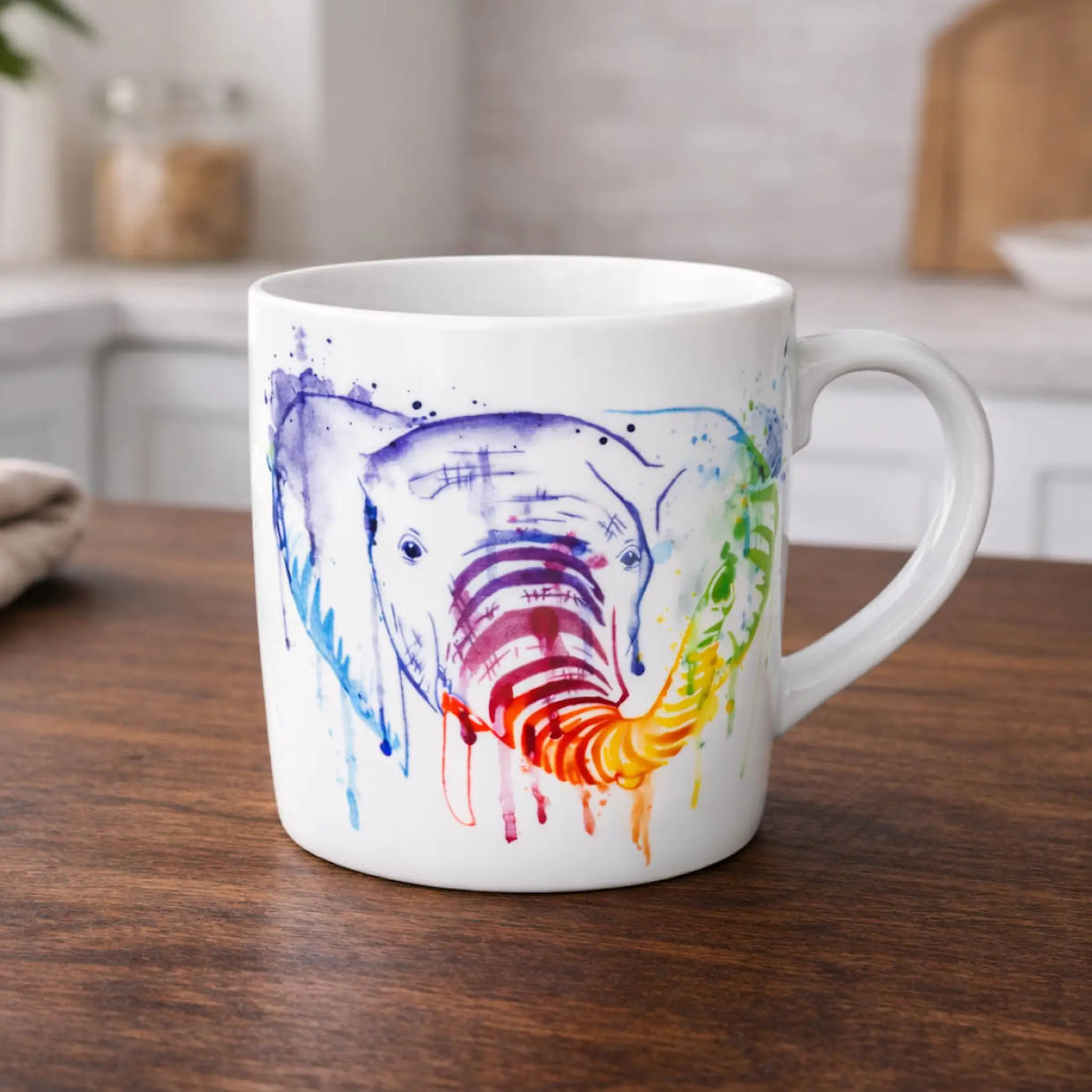 Könitz Watercoloured mugg 40 cl Elefant